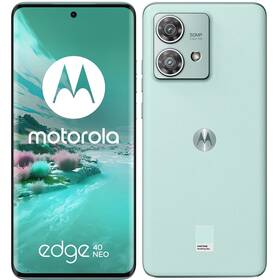 Mobilný telefón Motorola Edge 40 Neo 12 GB / 256 GB - Soothing Sea (Vegan Leather) (PAYH0005PL)