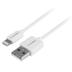 Kábel GoGEN USB / lightning, 0,5m (LIGHTN050MM01) biely