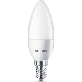 LED žiarovka Philips sviečka, 5,5W, E14, teplá biela (8719514309364)
