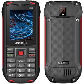 Mobilný telefón Aligator R40 eXtremo (AR40BR) čierny/červený