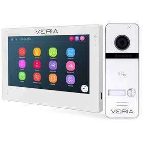Dverný videotelefón VERIA 3001-W + VERIA 301 (S-3001-W-301) biely