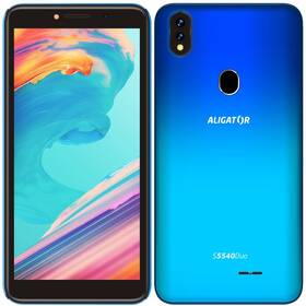 Mobilný telefón Aligator S5540 Senior (AS5540SENBE) modrý
