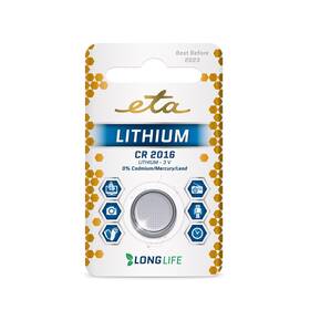 Batéria lítiová ETA PREMIUM CR2016, blister 1ks (CR2016LITH1)