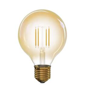 LED žiarovka EMOS Vintage G95, 4W, E27, teplá biela (1525713240)