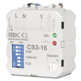 Spínač časový Elektrobock CS3-16, multifunkčný (CS3-16)