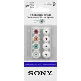 Náhradné špunty Sony silikónové koncovky (EPEX10AW.AE) biele