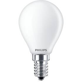 LED žiarovka Philips klasik, 4,3W, E14, teplá biela (8718699763435)