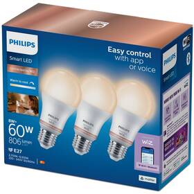 Inteligentná žiarovka Philips Smart LED 8 W, E27, Tunable White, 3 ks (929002383536)