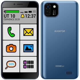 Mobilný telefón Aligator S5550 Senior (AS5550SENBE) modrý