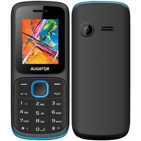 Mobilný telefón Aligator D210 Dual SIM (AD210BB) čierny/modrý