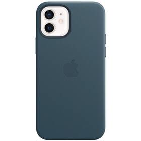 Kryt na mobil Apple Leather Case s MagSafe pre iPhone 12 a 12 Pro - baltsky modrá (MHKE3ZM/A)