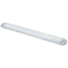 LED stropné svietidlo Solight prachotesné, G13, 2x 150cm LED trubica, IP65, 160cm (WO513) sivé