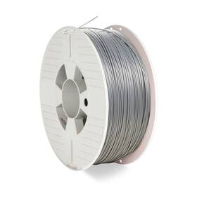 Tlačová struna (filament) Verbatim PLA 1,75 mm pre 3D tlačiareň, 1kg (55319) strieborná
