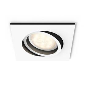 Vstavané svietidlo Philips Hue Milliskin White Ambiance Spot, hranaté (5042131P9) biele