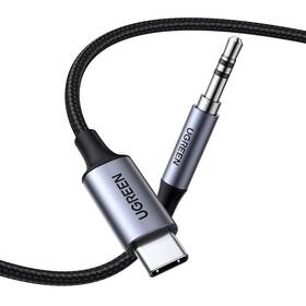 Kábel UGREEN USB-C/3.5mm Jack, 1m (20192) čierny