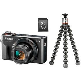 Digitálny fotoaparát Canon PowerShot G7X Mark II Vlogger Kit (1066C037) čierny