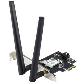Wi-Fi adaptér Asus PCE-AXE5400 AXE5400 PCIe Wi-Fi 6E, Bluetooth 5.2 (90IG07I0-ME0B10)
