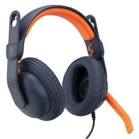 Headset Logitech Zone Learn 3.5mm OVER EAR (981-001389) modrý