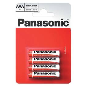 Batérie zinkovo-uhlíková Panasonic AAA, R03, blister 4ks (R03RZ/4BP)