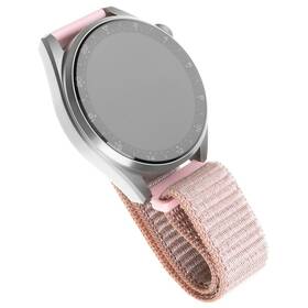 Remienok FIXED Nylon Strap so šírkou 20mm pre smartwatch (FIXNST-20MM-ROGD) ružový