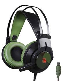 Headset A4Tech Bloody J437 (J437 Green) zelený - zánovný - 24 mesiacov záruka