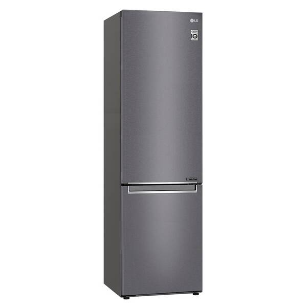 Kombinácia chladničky s mrazničkou LG GBP62DSNFN sivá