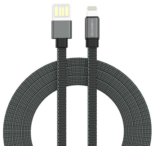 Kábel GoGEN USB-A / Lightning, sivá