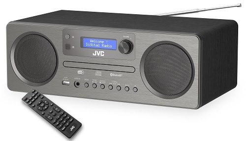 All-in-One Audio systém JVC RD-E861B DAB, drevo