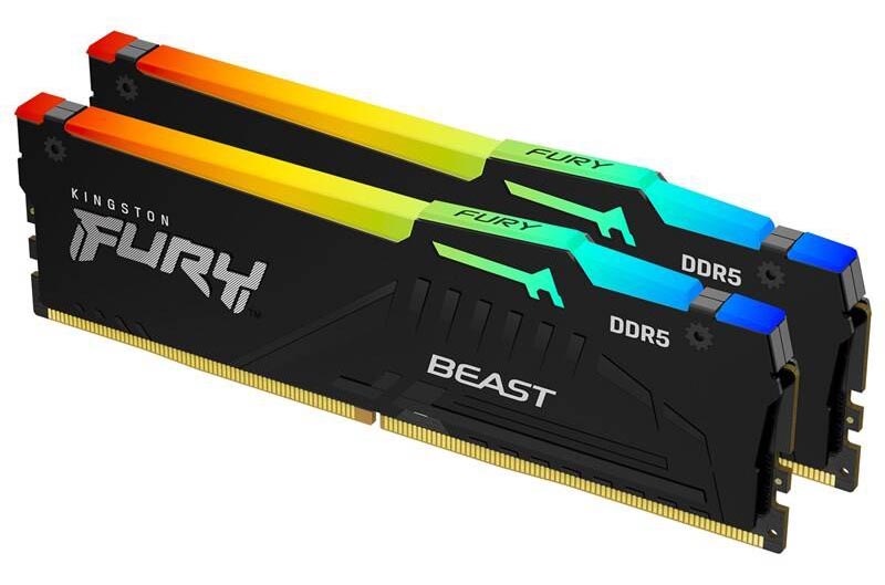DIMM Kingston FURY Beast RGB 32 GB (2× 16 GB) (KF552C40BBAK2-32)