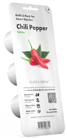 Semienka Click and Grow Chilli papričky - 3 ks