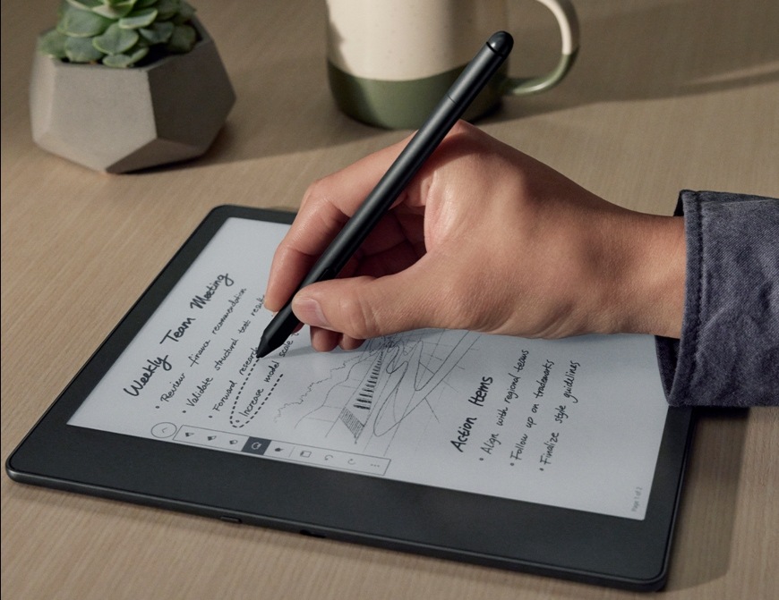 Amazon Kindle Scribe 2022 16 GB + štandardné pero (B09BS5XWNS), šedá