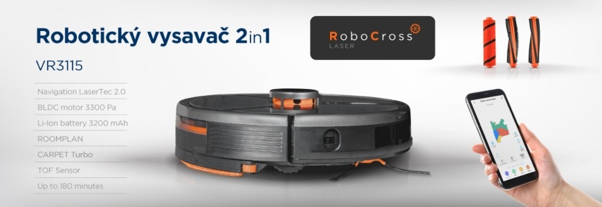 Concept RoboCross VR3115, čierna
