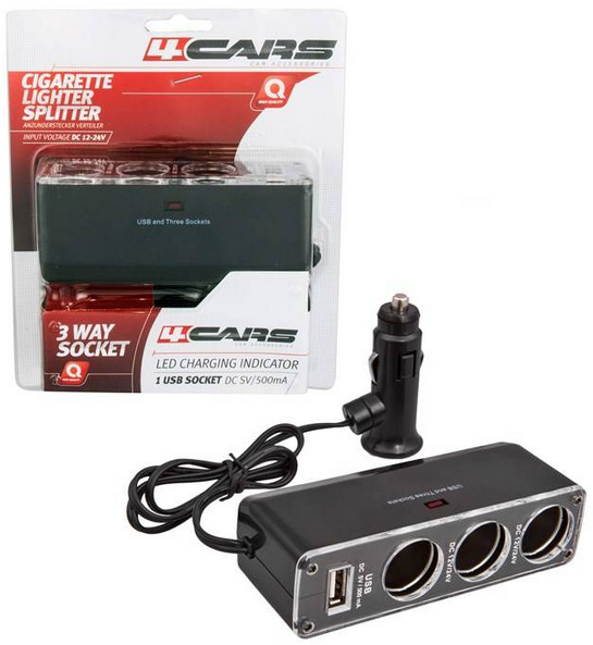 4Cars 93916 s USB 12V/24V
