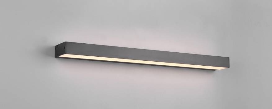 Nástenné svietidlo TRIO Rocco, 60 cm - čierne