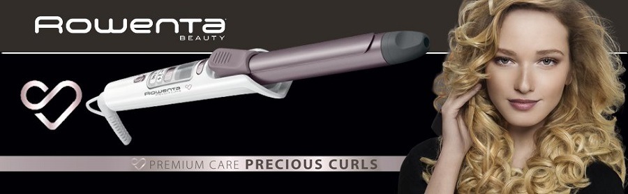 Kulma Rowenta CF3460 Precious Curls Premium Care, biela