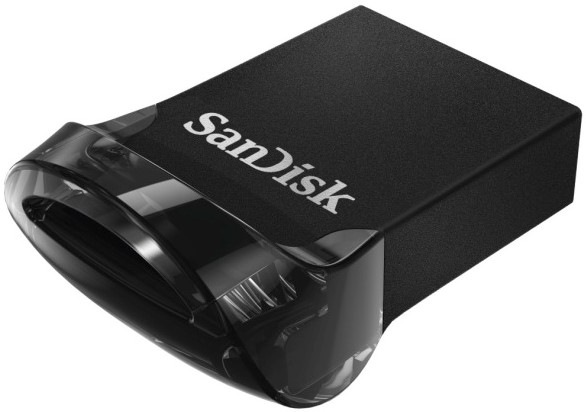 Sandisk Ultra Fit, 128 GB, USB 3.1, čierna