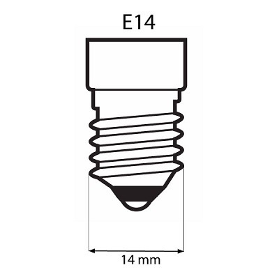 žiarovka ETAP45W6WW01, pätica E14