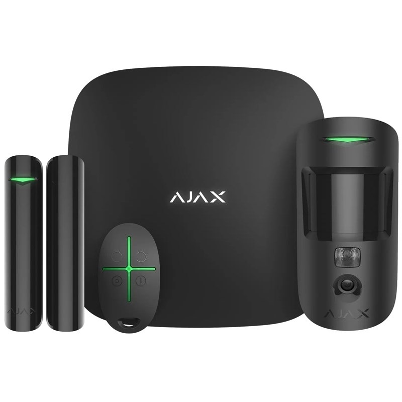 Kompletná sada AJAX StarterKit Cam Plus - čierna