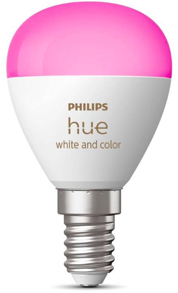 Chytrá žiarovka Philips Hue Bluetooth, 5,1 W, E14, White and Color Ambiance