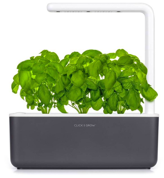 Chytrý kvetináč Click and Grow Smart Garden 3 - šedý