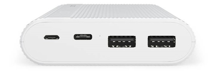 Powerbank Epico Multiport 20 100mAh + kábel USB-C/USB-C - biela