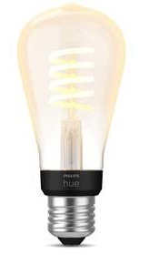 Žárovka LED Philips Hue Bluetooth, filament ST64, 7W, E27, White Ambiance (8719514301467)