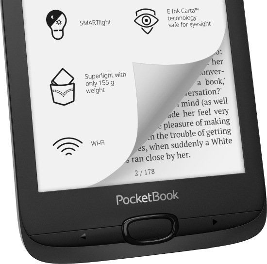 Pocket Book 618 Basic Lux 4, čierna