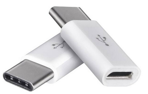 EMOS USB-C (M) / micro USB (F), 2 ks (SM7023) biela