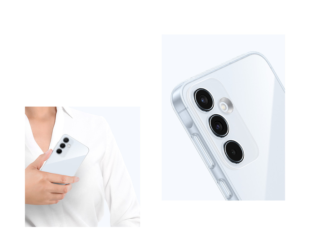 Kryt na mobil Samsung Galaxy A55 - priehľadný