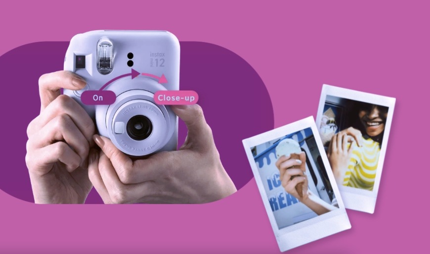 Fujifilm Instax mini 12, fialová