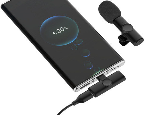 Soundeus Wireless Lavalier, USB-C, čierna
