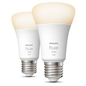 Žárovka LED Philips Hue Bluetooth, 9,5W, E27, White, 2ks (8719514289192)