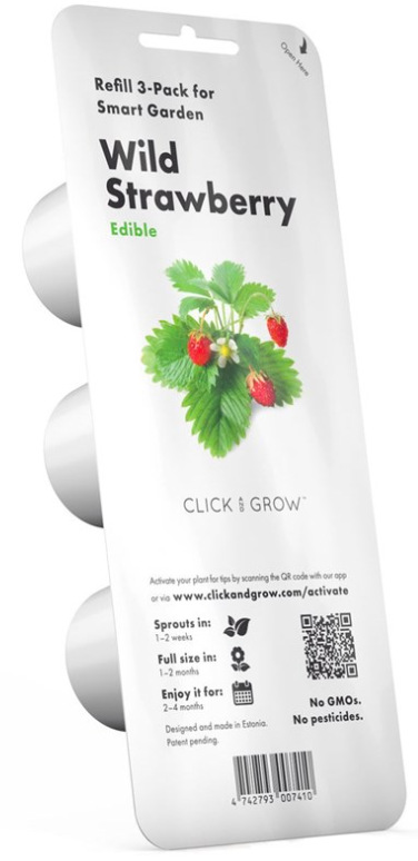 Semienka Click and Grow Lesné jahody - 3 ks