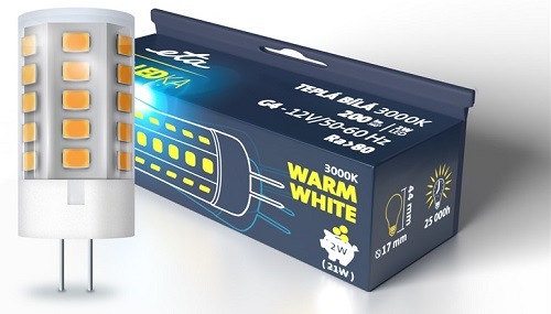 žiarovka ETAG4W2WW01, neutrálna biela
